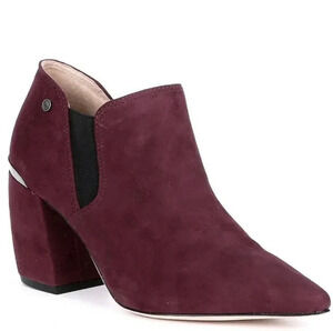 Antonio Melani | Maxinee Burgundy Leather Booties Sz 6.5